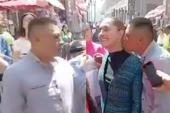 Claudia Sheinbaum, víctima de acoso frente al Palacio Nacional