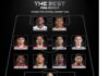 La FIFA presenta su equipo ideal del año en The Best y excluye a futbolistas argentinos