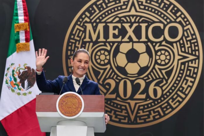 Claudia Sheinbaum llega a Washington D. C. para el sorteo del Mundial 2026