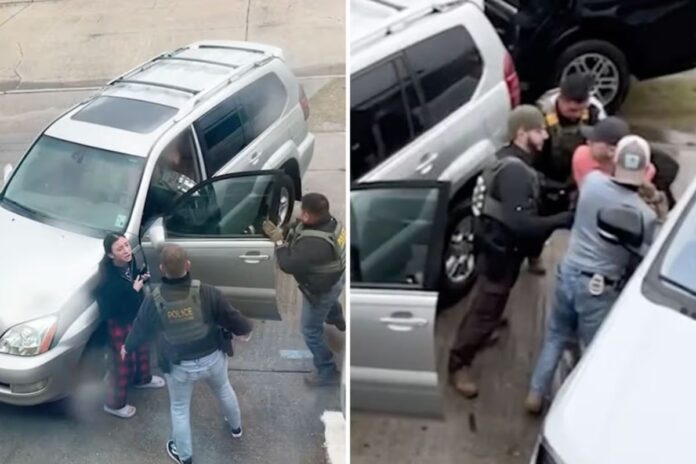 Detienen a padre hondureño frente a su hija en Luisiana