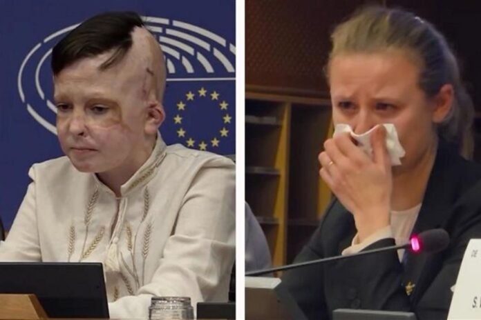 Intérprete rompe en llanto al traducir relato de niño ucraniano sobreviviente de ataque ruso