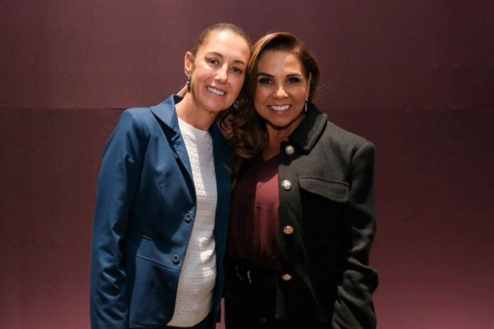 Claudia Sheinbaum reconoce gestión de Mara Lezama sobre apertura de playas públicas en Tulum