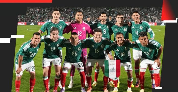 Jugadores de la Selección Mexicana durante un entrenamiento bajo las órdenes de Javier “El Vasco” Aguirre, quien promueve la sana competencia rumbo al Mundial 2026.