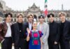 Sheinbaum recibirá hoy a BTS en Palacio Nacional antes de sus conciertos en CDMX Presidenta Sheinbaum junto a BTS en encuentro oficial (imagen generada)