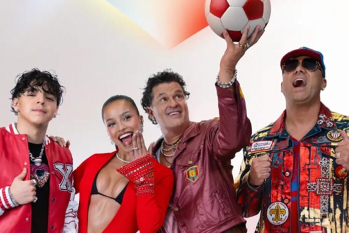 Shakira se une en el video oficial de “Somos Más”, canción del Mundial 2026 junto a Carlos Vives, Wisin, Emilia y Xavi