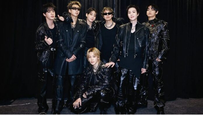 BTS en concierto en Estadio GNP Seguros durante gira ARIRANG 2026