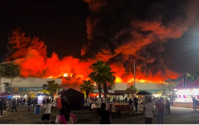 Incendio en la Feria Tabasco 2026