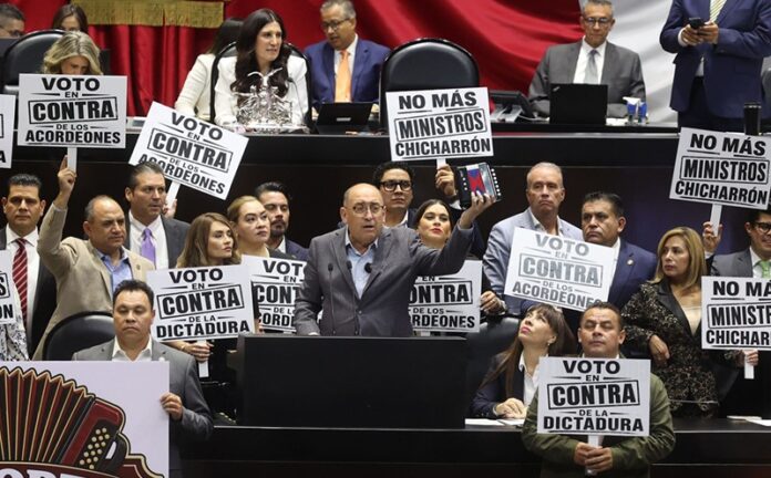 Bloques opositores advirtieron riesgos de politización y control partidista sobre tribunales y órganos judiciales.