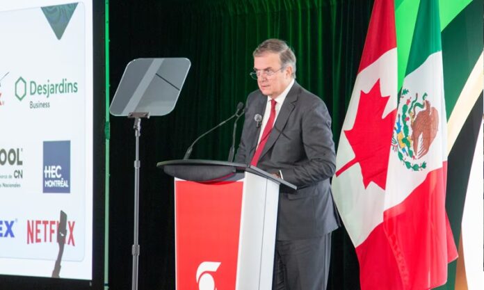 Ebrard anuncia acuerdo con Canadá