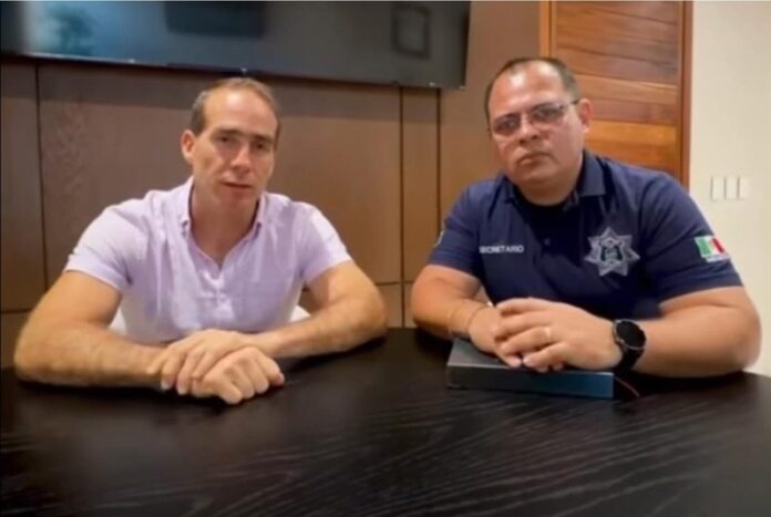 Diego Castañón anuncia destitución de director de la Policía Ejecutiva tras denuncias en Tulum.