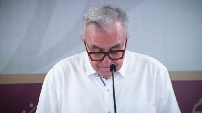 Rubén Rocha Moya resguardado en el Palacio de Gobierno de Culiacán, Sinaloa, mayo 2026