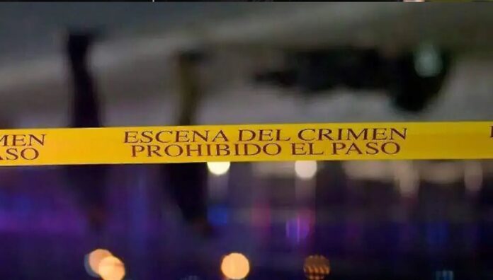 Escena del crimen en el lugar donde fue localizado el cuerpo de Luis Esteban Castillo Pérez.