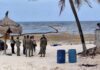 Hallan sin vida a hombre flotando cerca del Muelle Fiscal en Playa del Carmen Hallan flotando cuerpo sin vida cerca del Muelle Fiscal en Playa del Carmen, Quintana Roo, con presencia de autoridades y guardavidas.