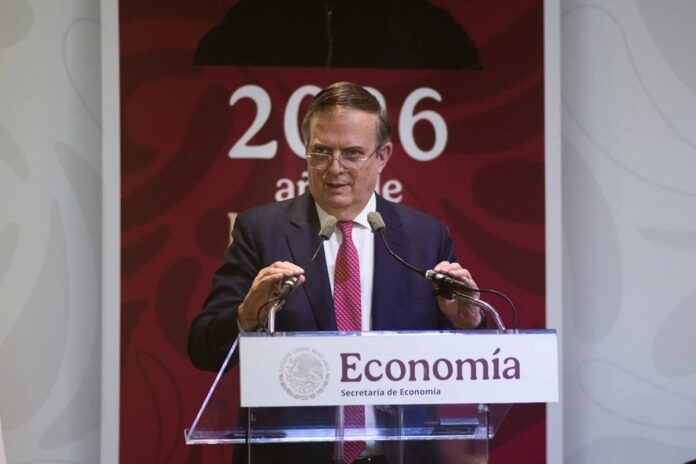 Marcelo Ebrard Casaubón, Secretario de Economía del Gobierno de México, en imagen reciente