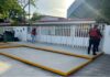 Cuatro adolescentes intoxicados en secundaria de Playa del Carmen Autoridades y ambulancias frente a la Secundaria Técnica Vicente Guerrero en Playa del Carmen