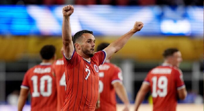 John McGinn celebra el gol que dio a Escocia la victoria sobre Haití en el Mundial 2026.