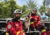 Brigada de Rescate Internacional Cancún inicia operaciones en zona de desastre en Venezuela Integrantes de la Brigada de Rescate Internacional Cancún y su binomio canino durante su misión de búsqueda y rescate en La Guaira, Venezuela.