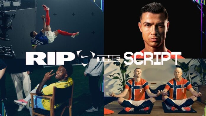 Cristiano Ronaldo y Kylian Mbappé aparecen en el comercial “Rip The Script” de Nike durante una caótica grabación rumbo al Mundial 2026.