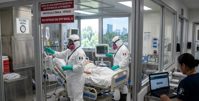 Área hospitalaria especializada para atención y aislamiento de posibles casos de ébola en México