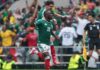 Julián Quiñones entra a la historia con uno de los goles más rápidos de México en Mundiales Julián Quiñones celebra su gol ante Sudáfrica durante el partido inaugural de México en la Copa Mundial de la FIFA 2026.