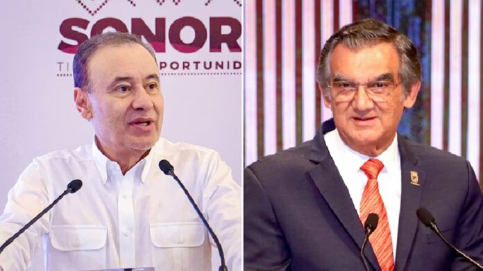 Fotografías de archivo muestran a Alfonso Durazo y Américo Villarreal tras reportes sobre el presunto retiro de sus visas por parte de Estados Unidos.