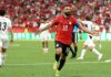 Egipto hace historia y vence 3-1 a Nueva Zelanda en el Mundial 2026 Mohamed Salah celebra uno de los goles de Egipto durante la victoria 3-1 sobre Nueva Zelanda en la Copa Mundial 2026.