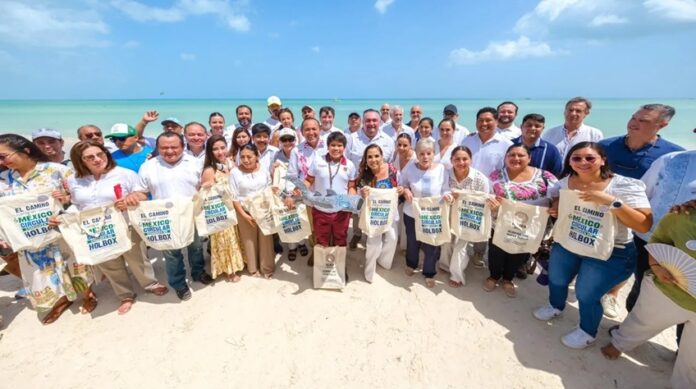 Autoridades presentan proyecto Holbox Circular para impulsar reciclaje y energía limpia en Quintana Roo.