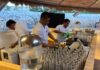 Tulum impulsa capacitación en hoteles con convenio sobre igualdad y derechos humanos Trabajadores de un hotel en Tulum preparan bebidas y atienden el área de bar durante una jornada laboral en el sector turístico.