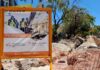 Canirac cuestiona obras de Aguakan en plena temporada turística Obra del colector playero de Aguakan sobre la Primera Avenida Norte de Playa del Carmen, con excavaciones y señalización en una zona turística y comercial.