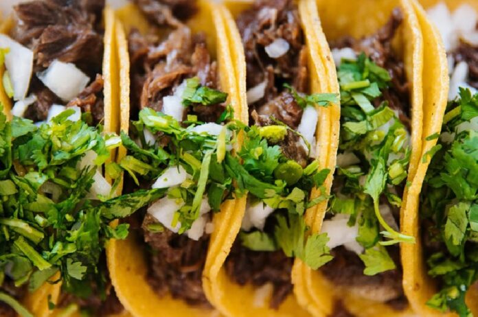 Productores y cocineras tradicionales atienden puestos de barbacoa y maíces nativos durante la Expo Barbacoa y Maíz en Tlalpan.
