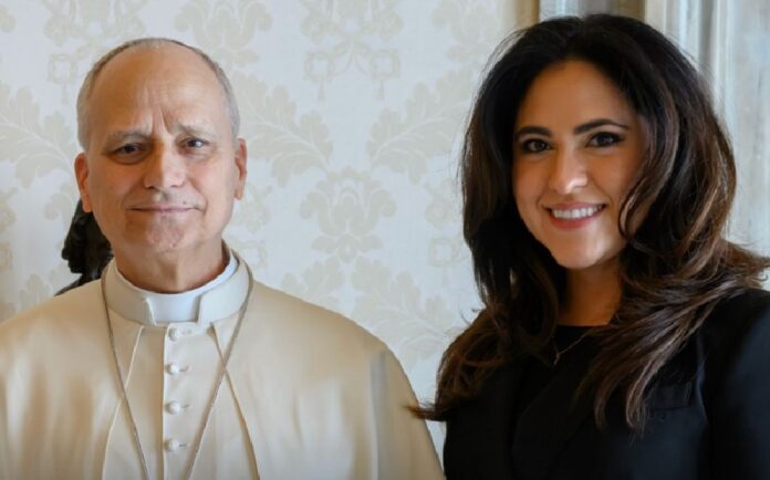 Monserrat Alvarado tras ser nombrada nueva Prefecta del Dicasterio para la Comunicación del Vaticano