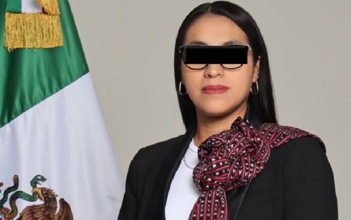 Nancy Nápoles Pacheco, alcaldesa de Tenancingo, durante una actividad pública en el Estado de México.