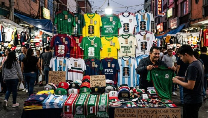 Operativo del IMPI contra mercancía pirata y transmisiones ilegales rumbo al Mundial 2026