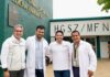 Renán Sánchez recorre hospitales y promete reforzar atención médica en Cozumel Renán Sánchez y autoridades de Salud recorren una unidad médica durante supervisión de servicios hospitalarios en Cozumel.