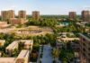La Universidad Anáhuac Cancún apuesta por Inteligencia Artificial y Ciberseguridad para abastecer al futuro Distrito Financiero Render del futuro Distrito Financiero de Cancún, proyecto vinculado con la formación de talento especializado impulsada por la Universidad Anáhuac Cancún.