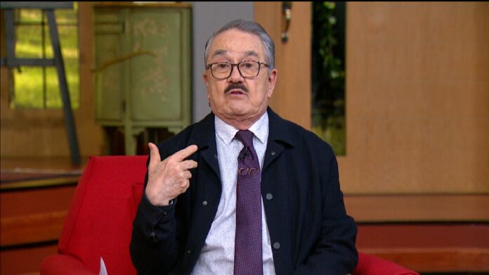 Pedro Sola durante una emisión del programa Ventaneando.