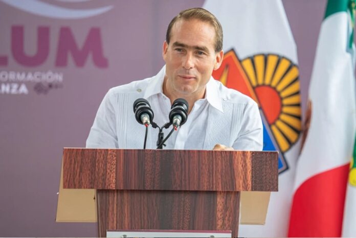 Diego Castañón Trejo, presidente municipal de Tulum.