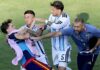 FIFA abre investigación contra Argentina por incidentes tras perder la final del Mundial 2026 Jugadores de Argentina y España protagonizan un altercado al finalizar la final del Mundial mientras un integrante del cuerpo técnico interviene.