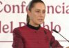 Sheinbaum presentará informe sobre captura de El Mayo Zambada y participación de Estados Unidos La presidenta Claudia Sheinbaum durante su conferencia matutina desde el Salón Tesorería de Palacio Nacional.