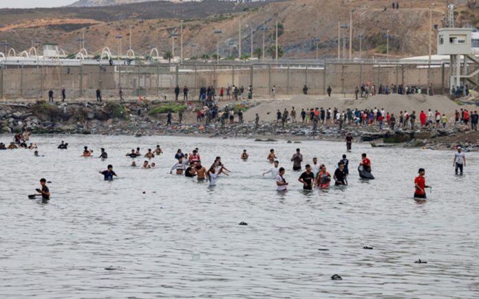 Migrantes en Ceuta