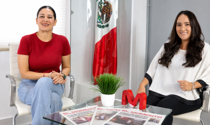 Estefanía Mercado durante una entrevista en la que habla sobre el impacto económico de la Feria del Carmen 2026 en Playa del Carmen.