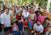 Gobierno de Playa del Carmen entrega más de mil mochilas en comunidades y Puerto Aventuras Estefanía Mercado entrega mochilas