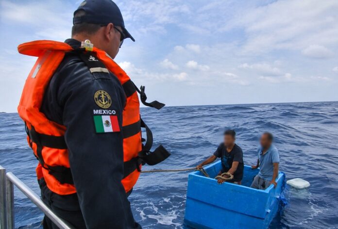 Rescate pescadores Chiapas