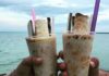 Machacado de Chetumal la bebida que sabe a verano en Quintana Roo Machacados de Chetumal con fruta, hielo y leche