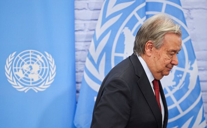 Secretario general de la ONU Antonio Guterres