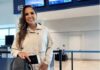 Mara Lezama promoverá el Distrito Financiero de Cancún ante inversionistas en Estados Unidos Mara Lezama en el área de abordaje.