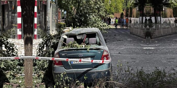 Daños tras sismo en Granada