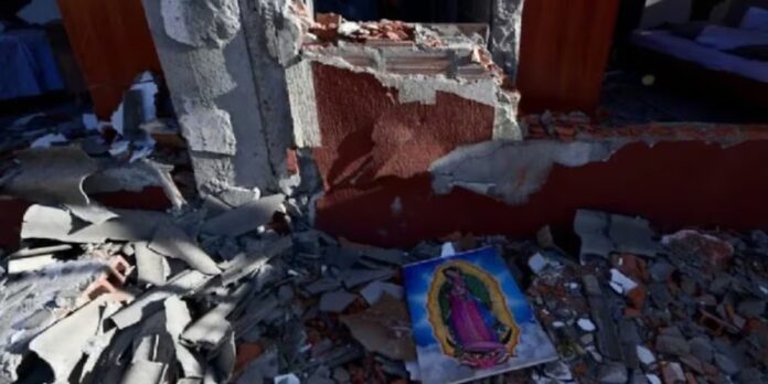 Virgen de Guadalupe terremoto