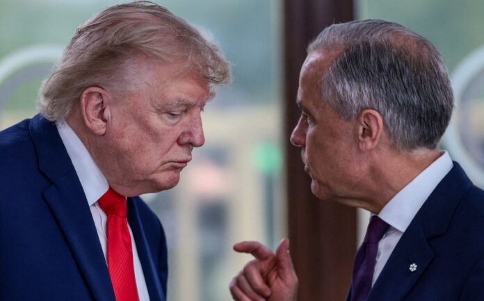 Trump y Mark Carney