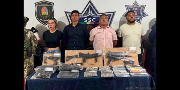 detenidos armas drogas Cancún